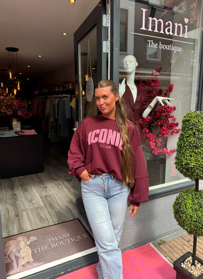Iconic Sweater Bordeaux