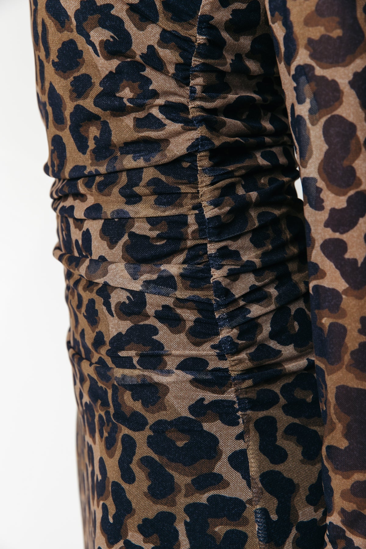 Colourful Rebel Maude Mesh Dress Leopard