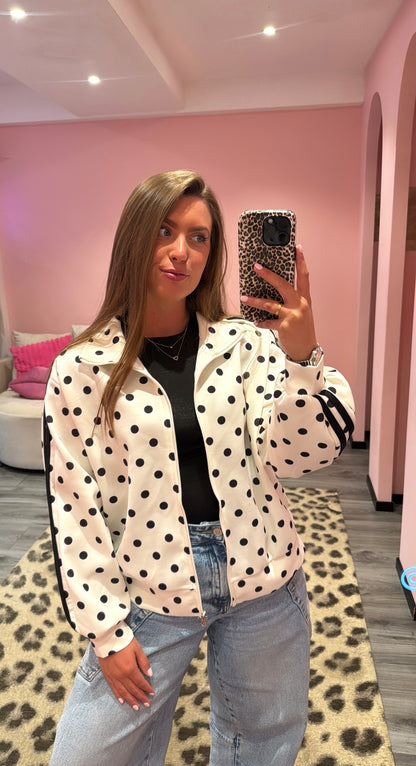 Polka Dots Vestje Wit
