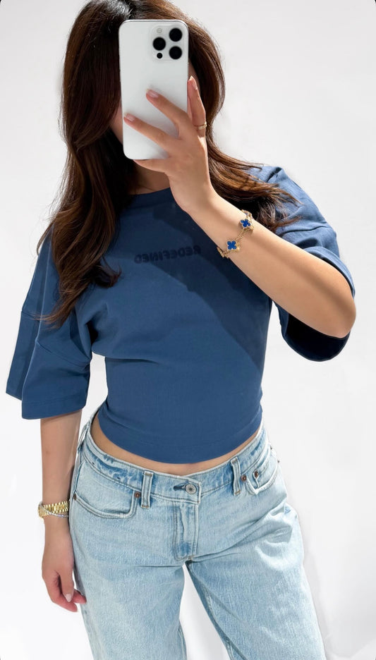 Redefined Tee Navy Blue ByMila