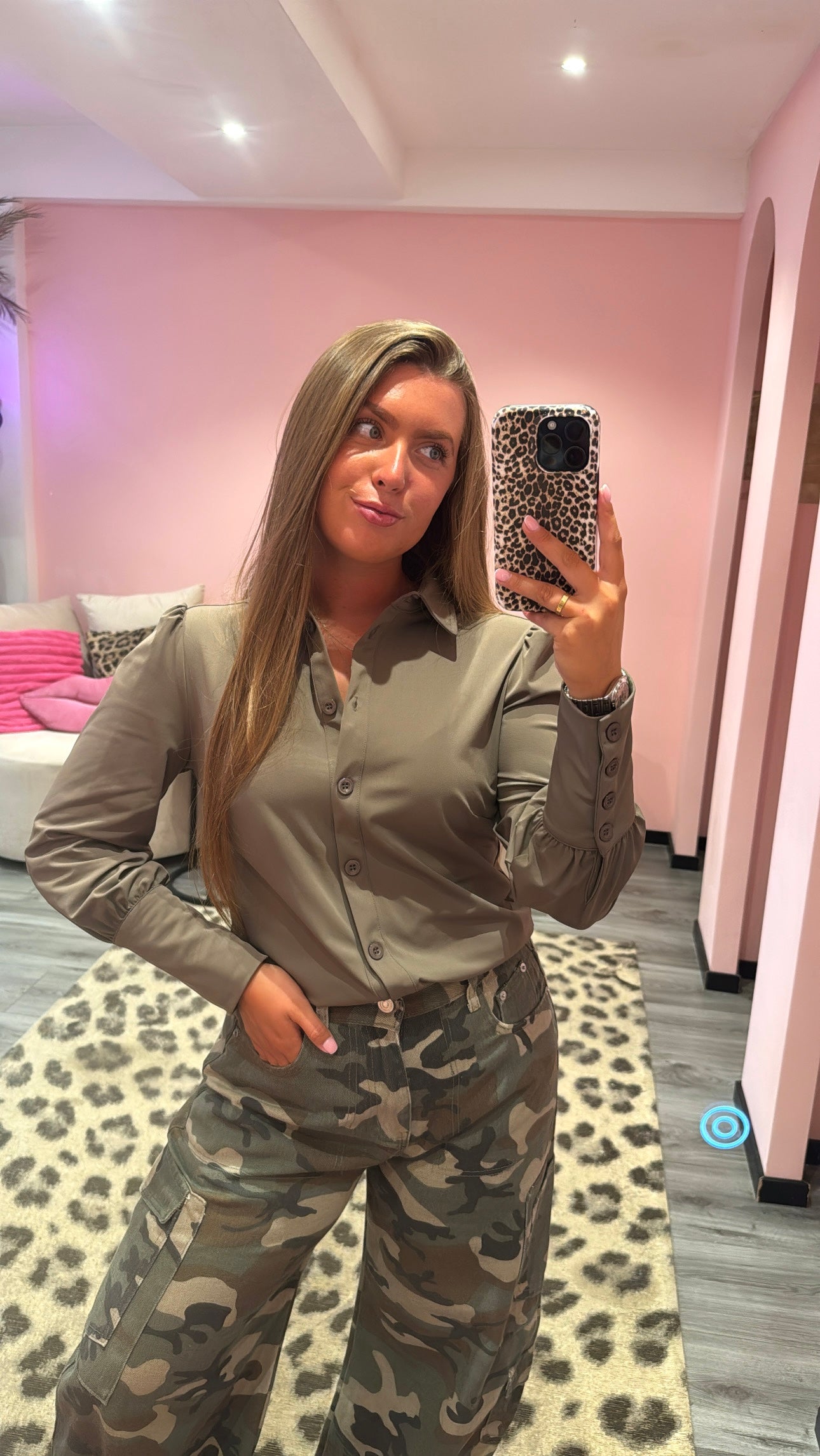 Ambika Everyday Travel Blouse Kimberly Army Green