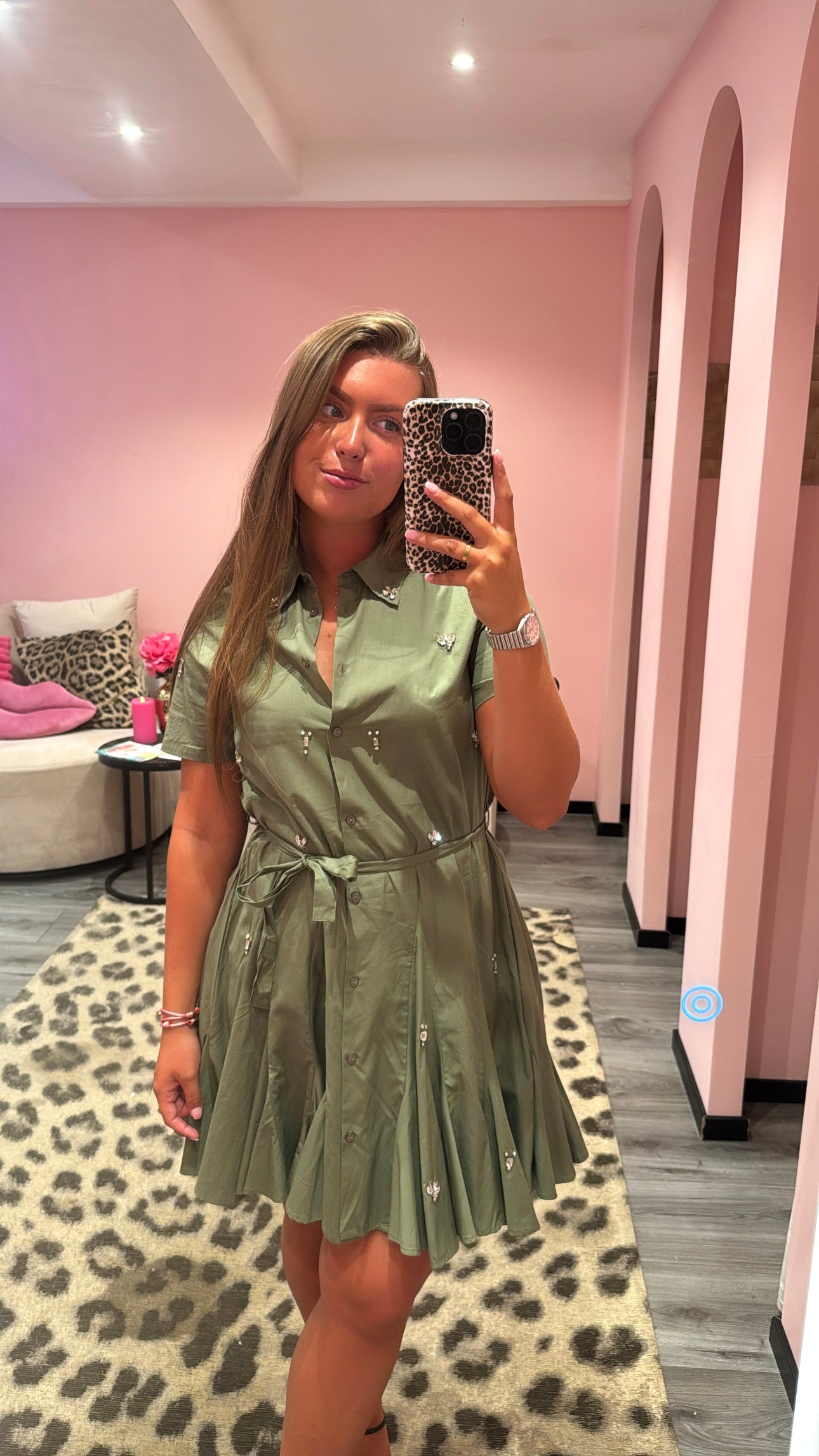 Monroe Sparkle Jurkje Olive