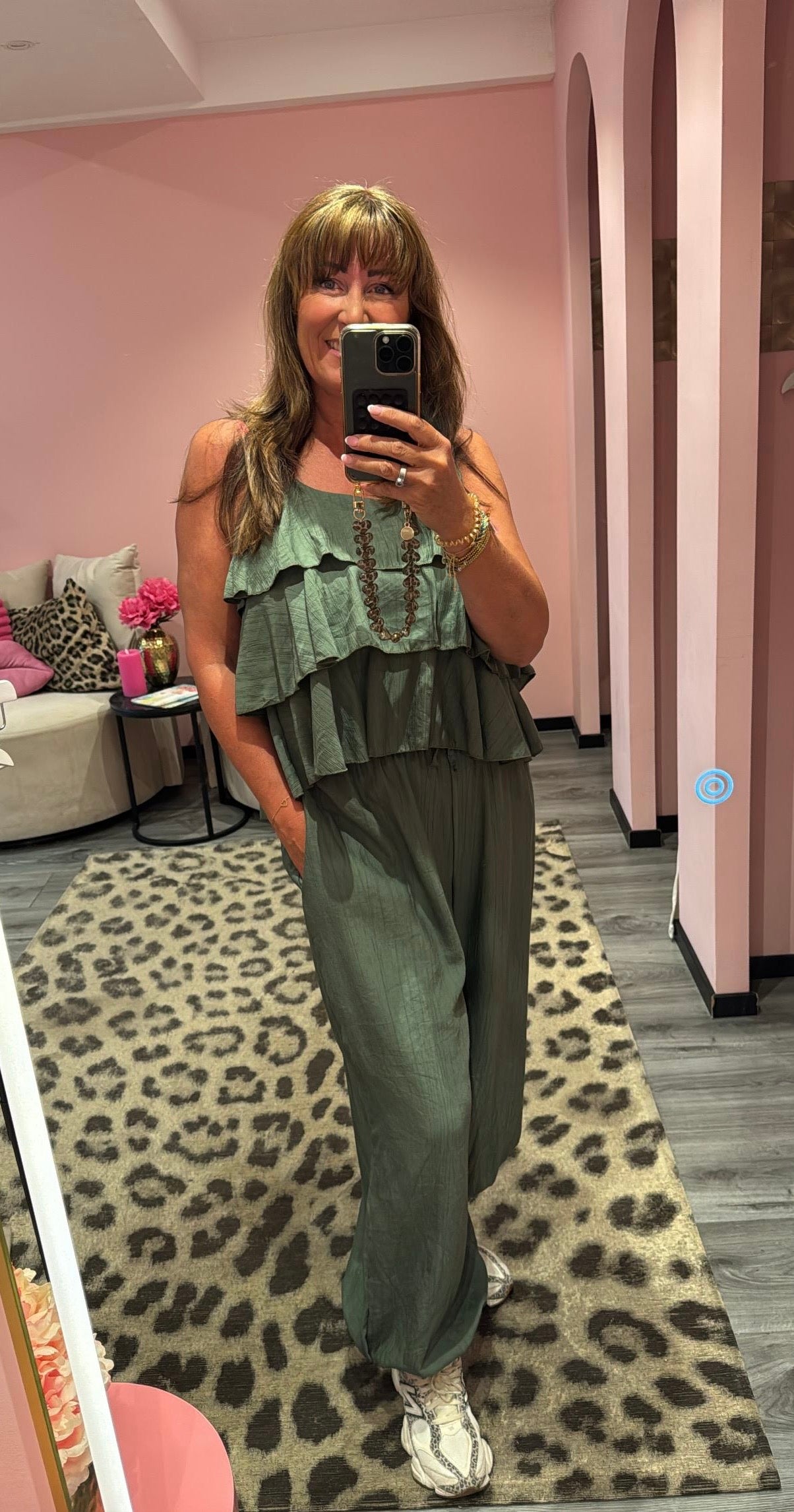 Amara Two Piece Set Army