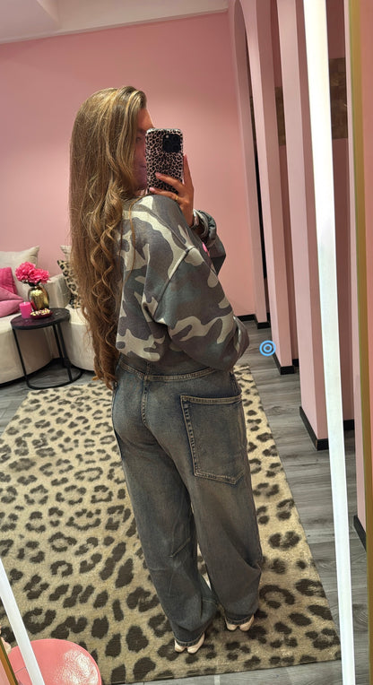Queen Hearts Barrel/Balloon Jeans 3832-2