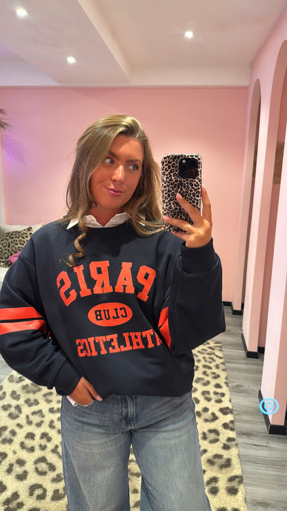 Paris Club Sweater Navy