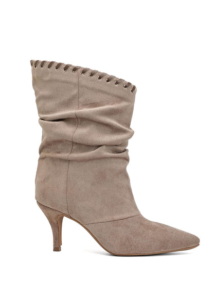 Luna Suéde Laarsje Beige