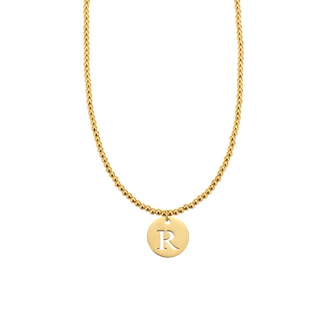 ByShir Ketting Met Letter Goud