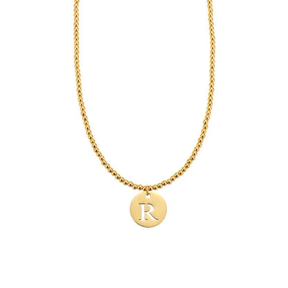 ByShir Ketting Met Letter Goud