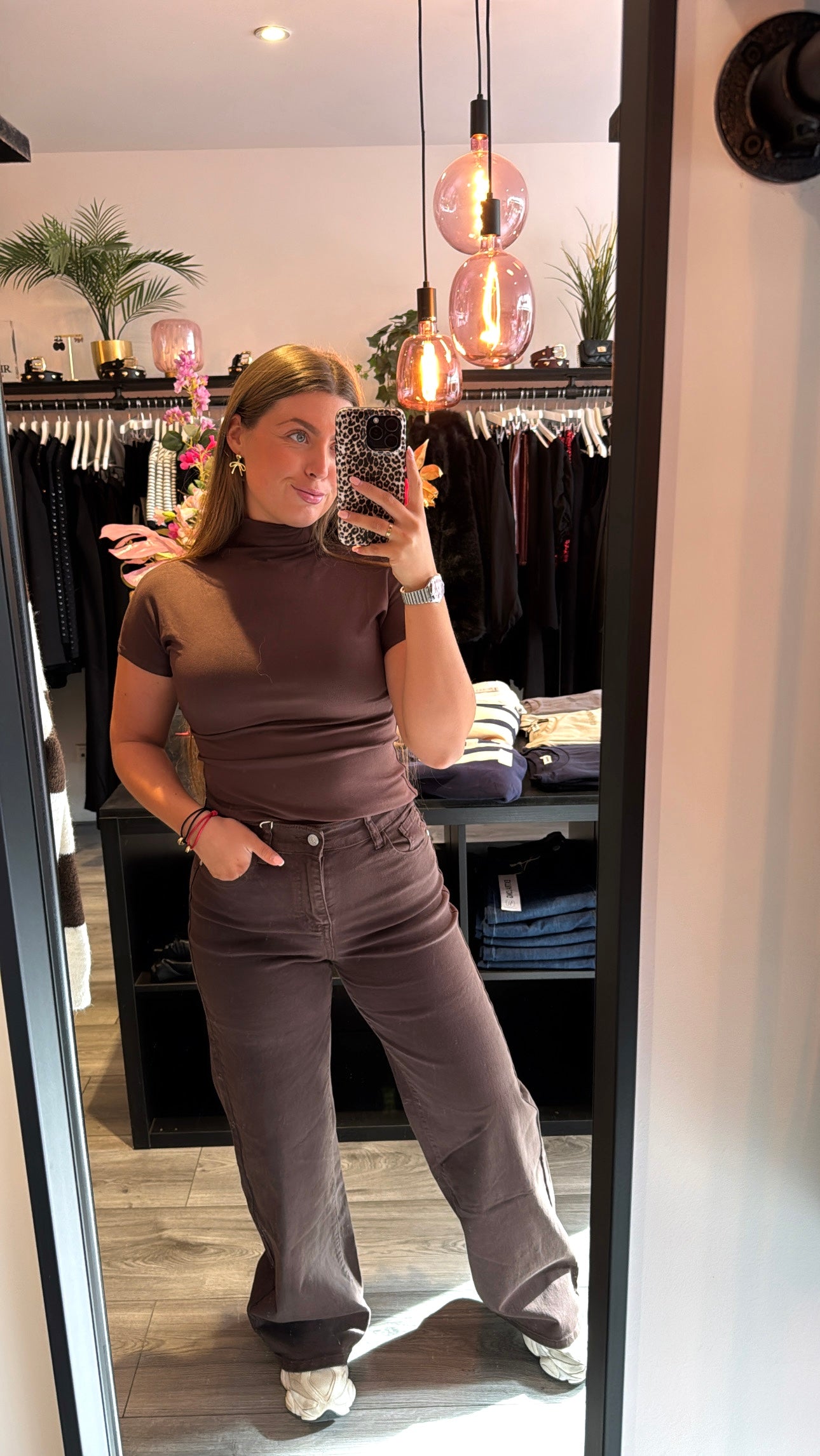 Soft Col Top Bruin