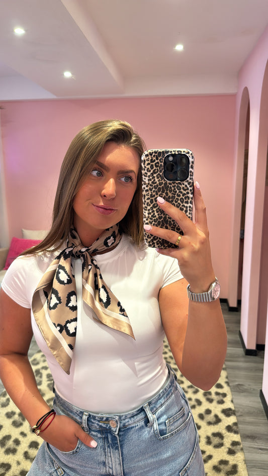 Sjaaltje Panterprint Met Streep