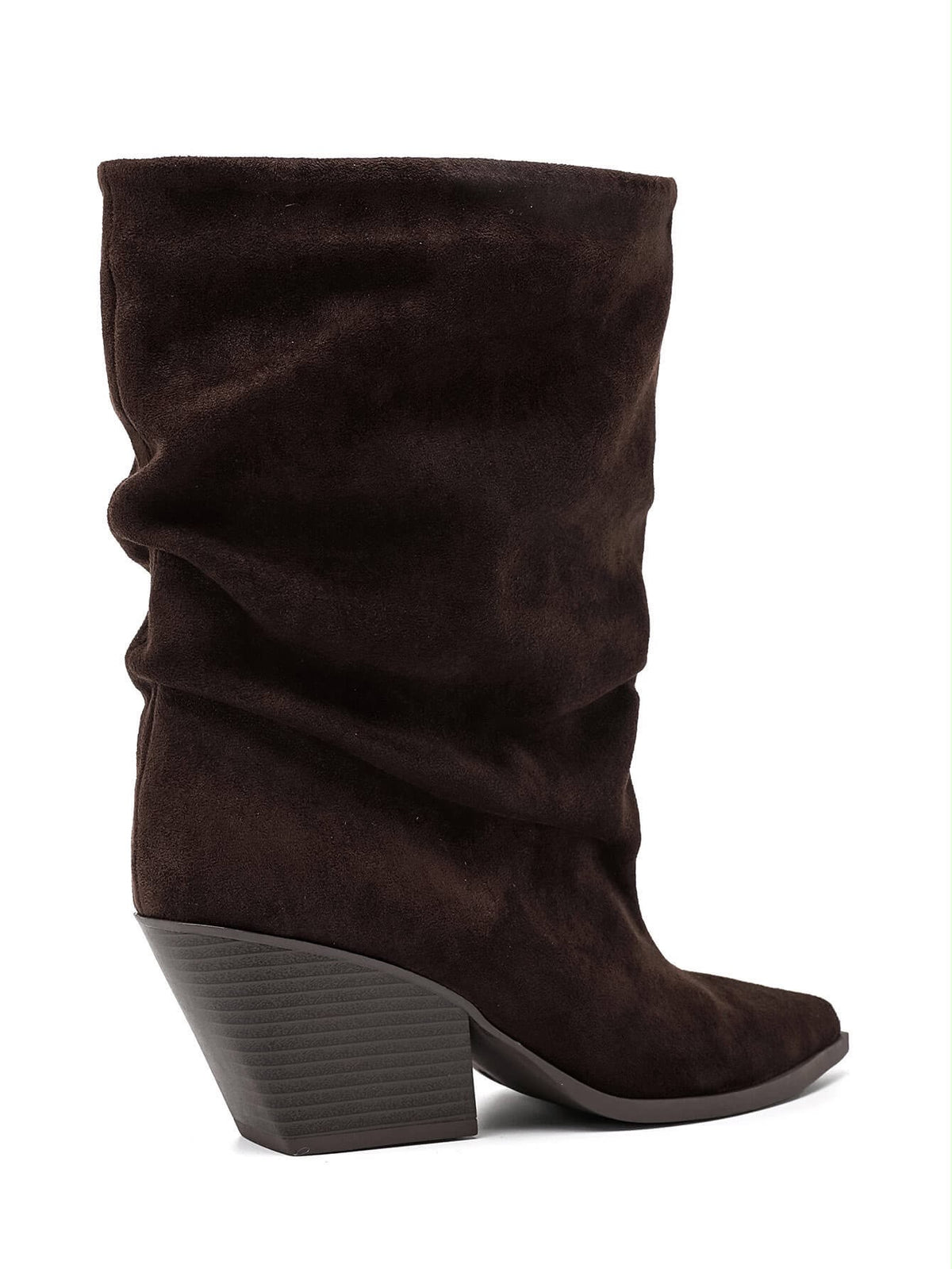 Slouchy Laarsjes Suéde Bruin 2581A
