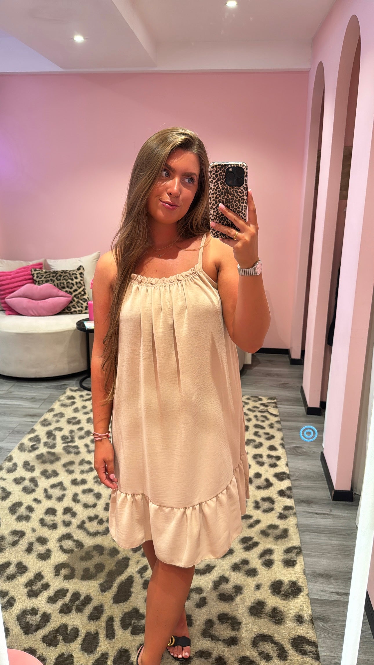 Summer Breeze Dress Beige
