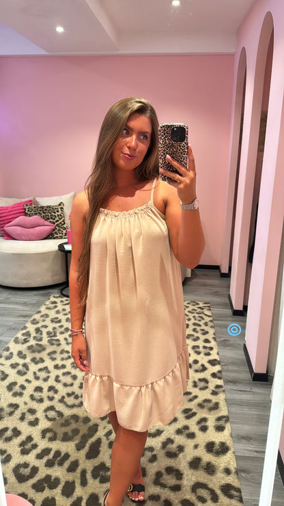 Summer Breeze Dress Beige