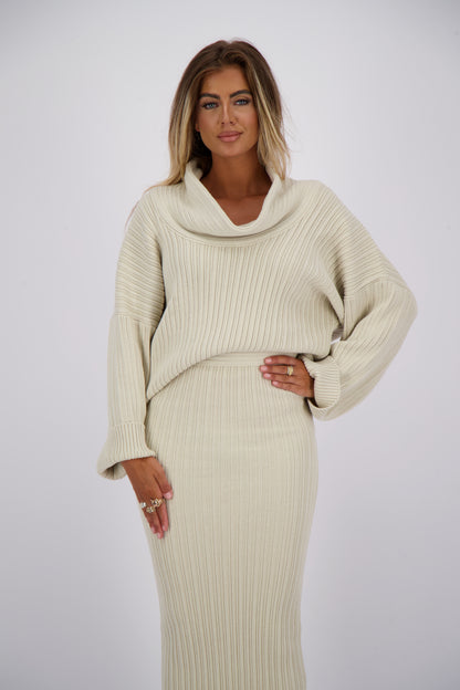 Reinders Kourtney Knit Sweater Creme