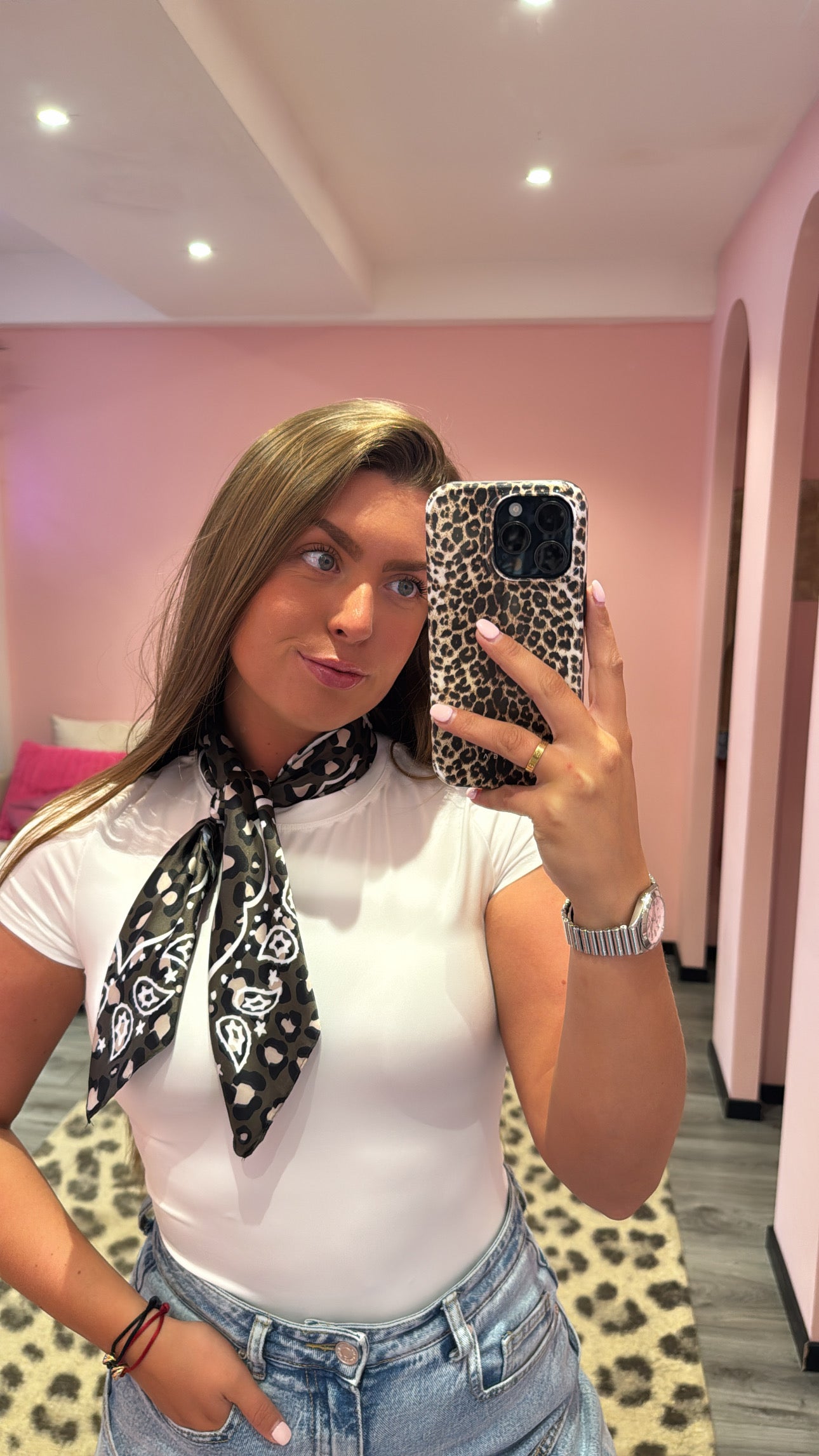 Sjaaltje Panter Paisley Army Green