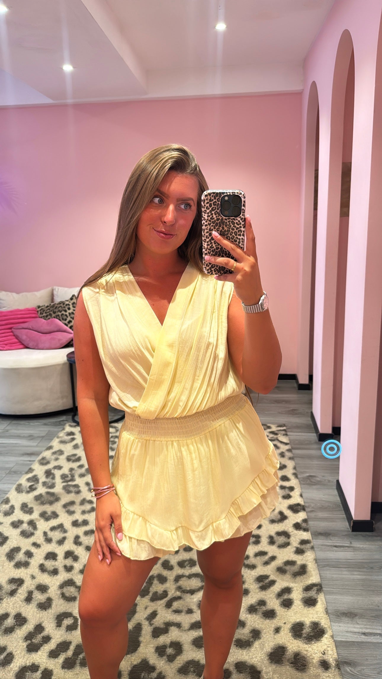 Loua Playsuit Geel