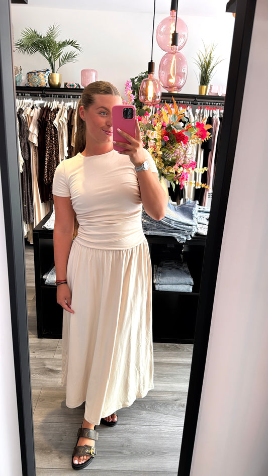 Soft Dress Beige