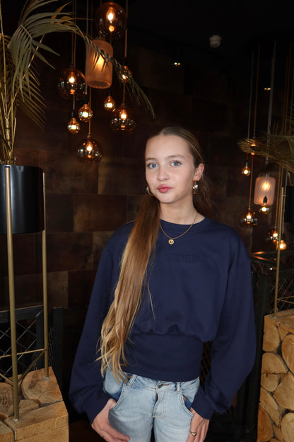 Redefined 3D Sweater Navy Blue ByMila