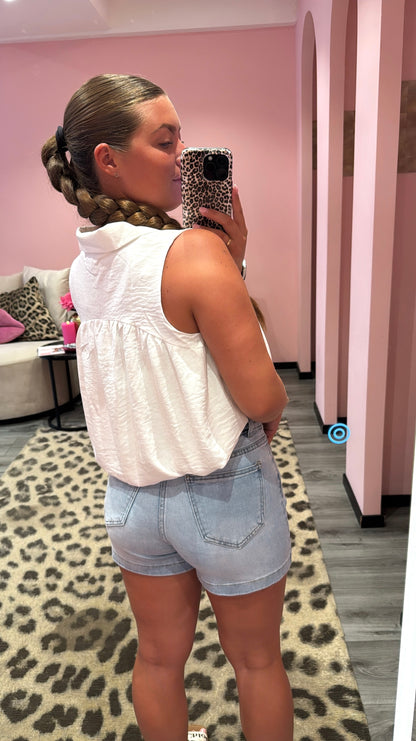 Denim Short Rose 7018
