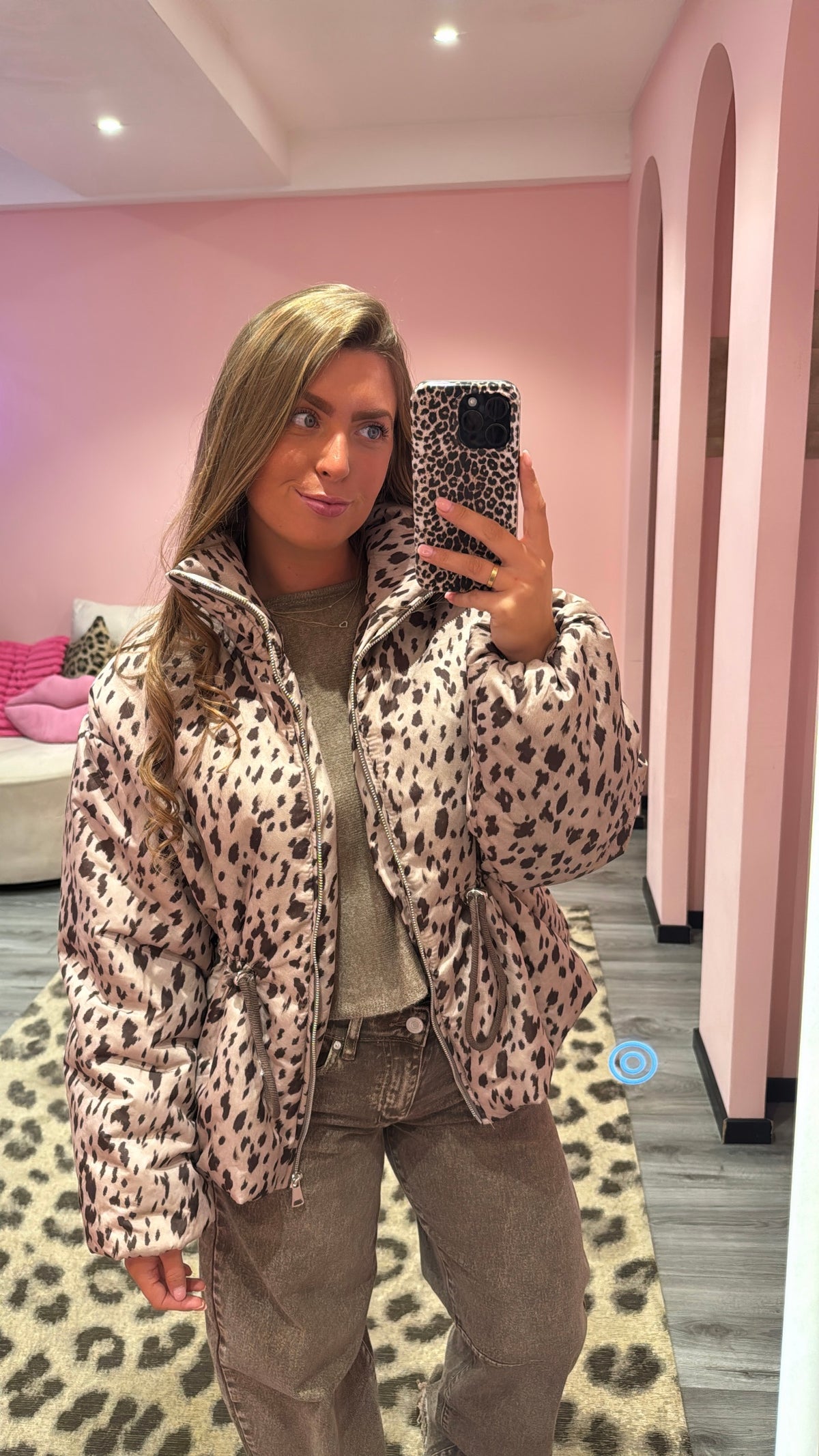 Bowie Puffer Printed Bambi
