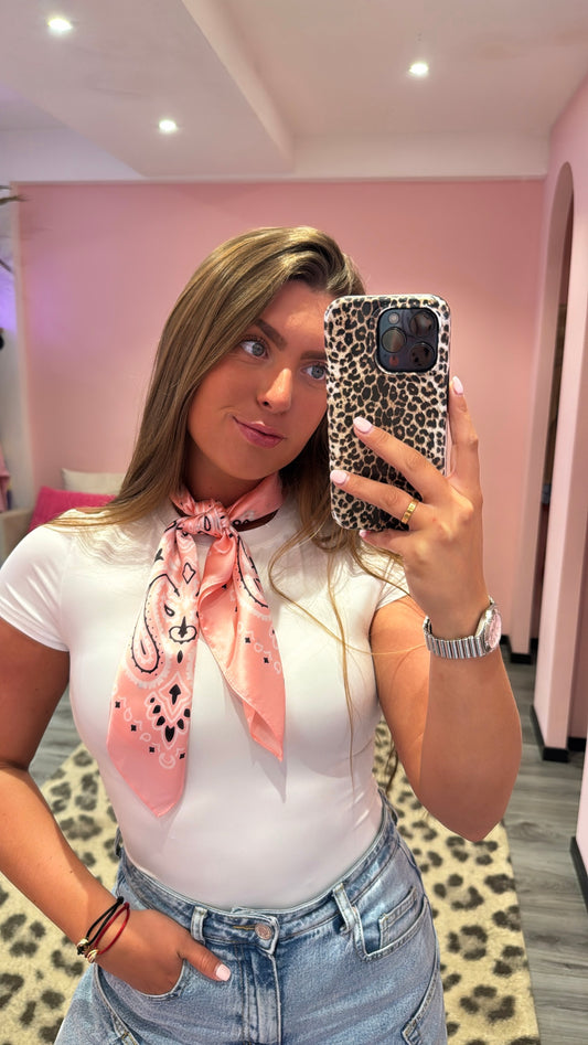 Sjaaltje Paisley Licht Roze