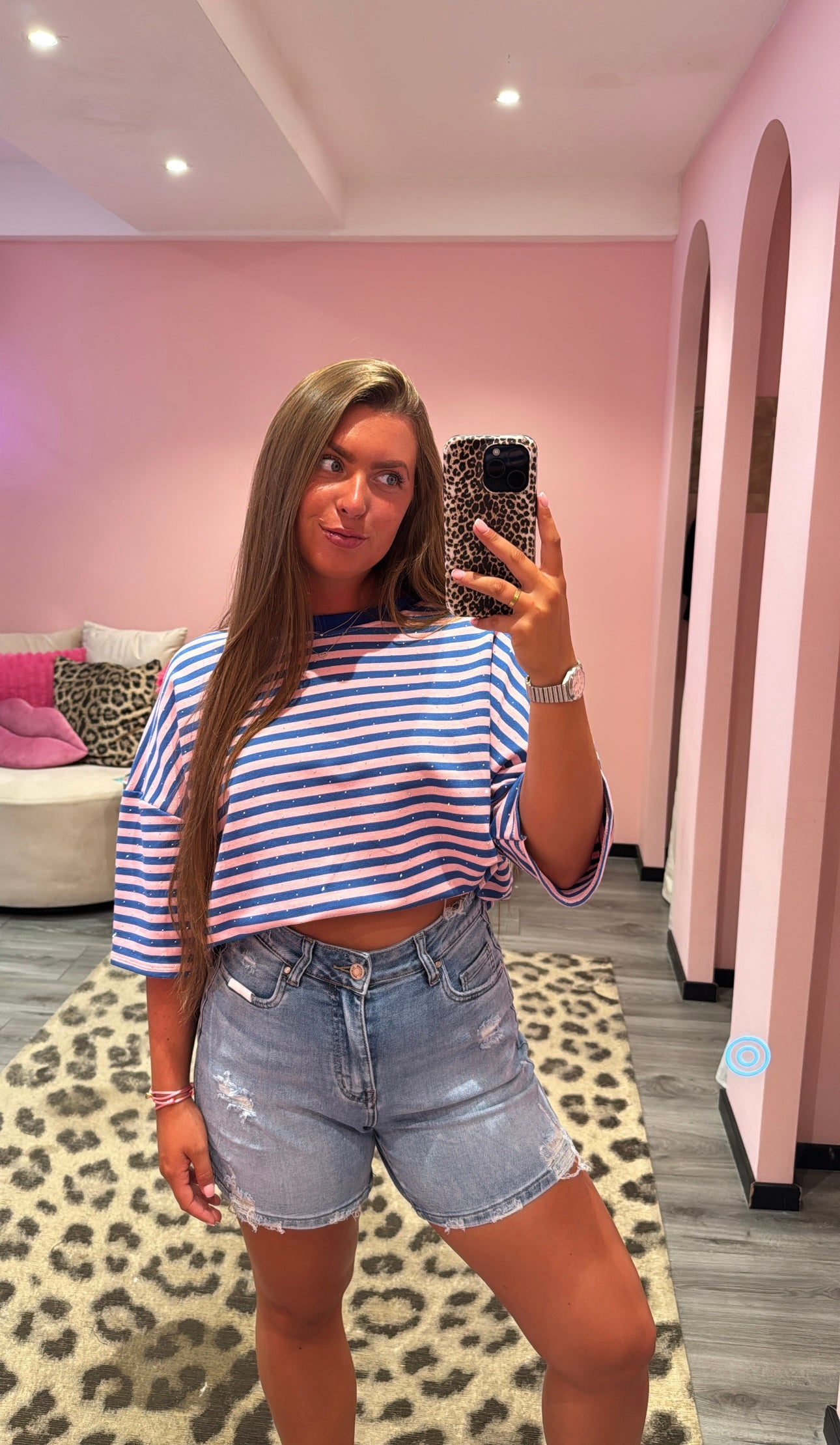 Denim Short Destroyed 5377