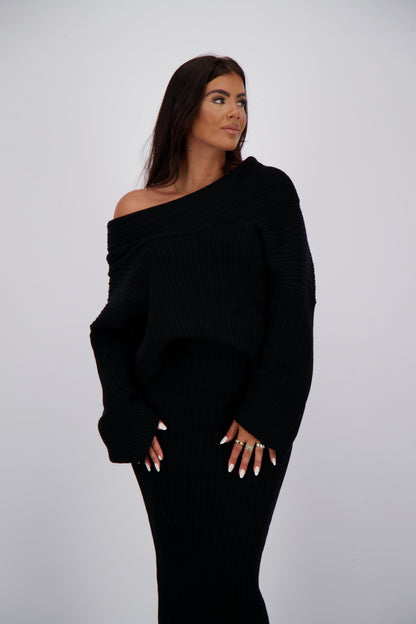 Reinders Kourtney Knit Sweater True Black