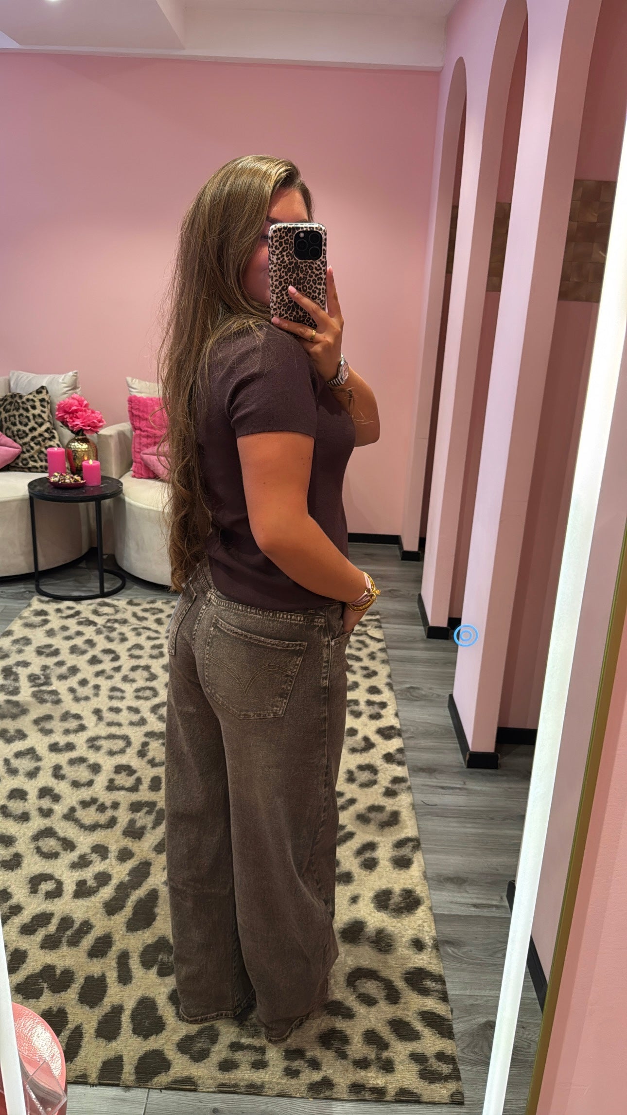 Queen Hearts Barrel Jeans Mid Waist 3717