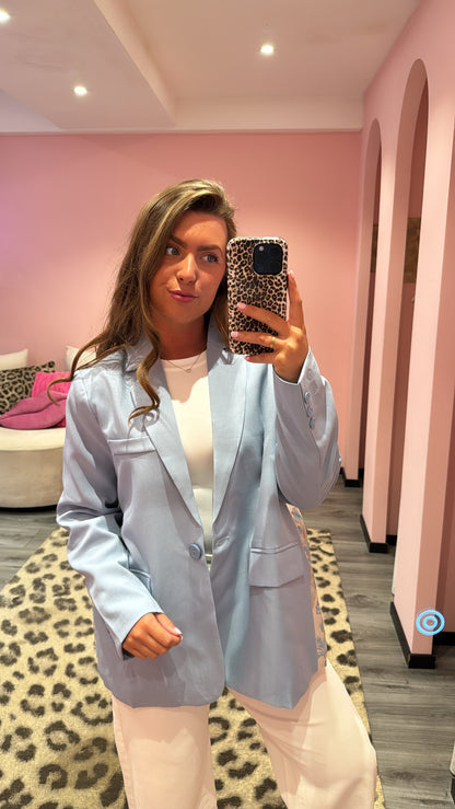 Ambika Blazer Licht Blauw