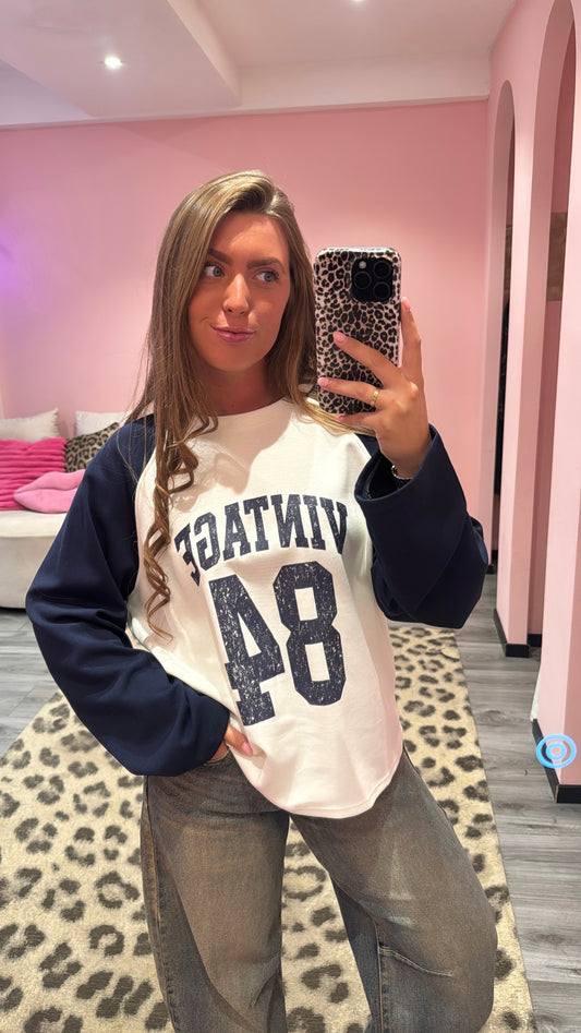 Vintage Longsleeve Navy