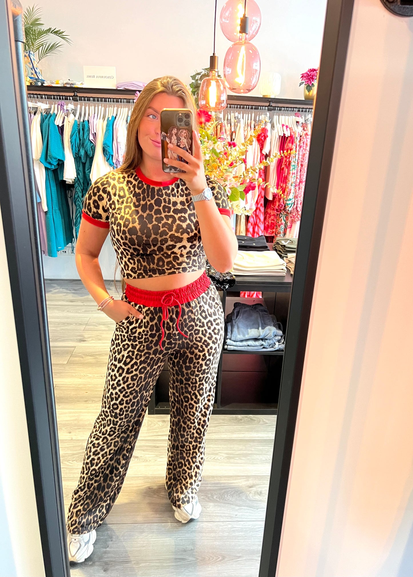 2 Delige Panter Set Rood