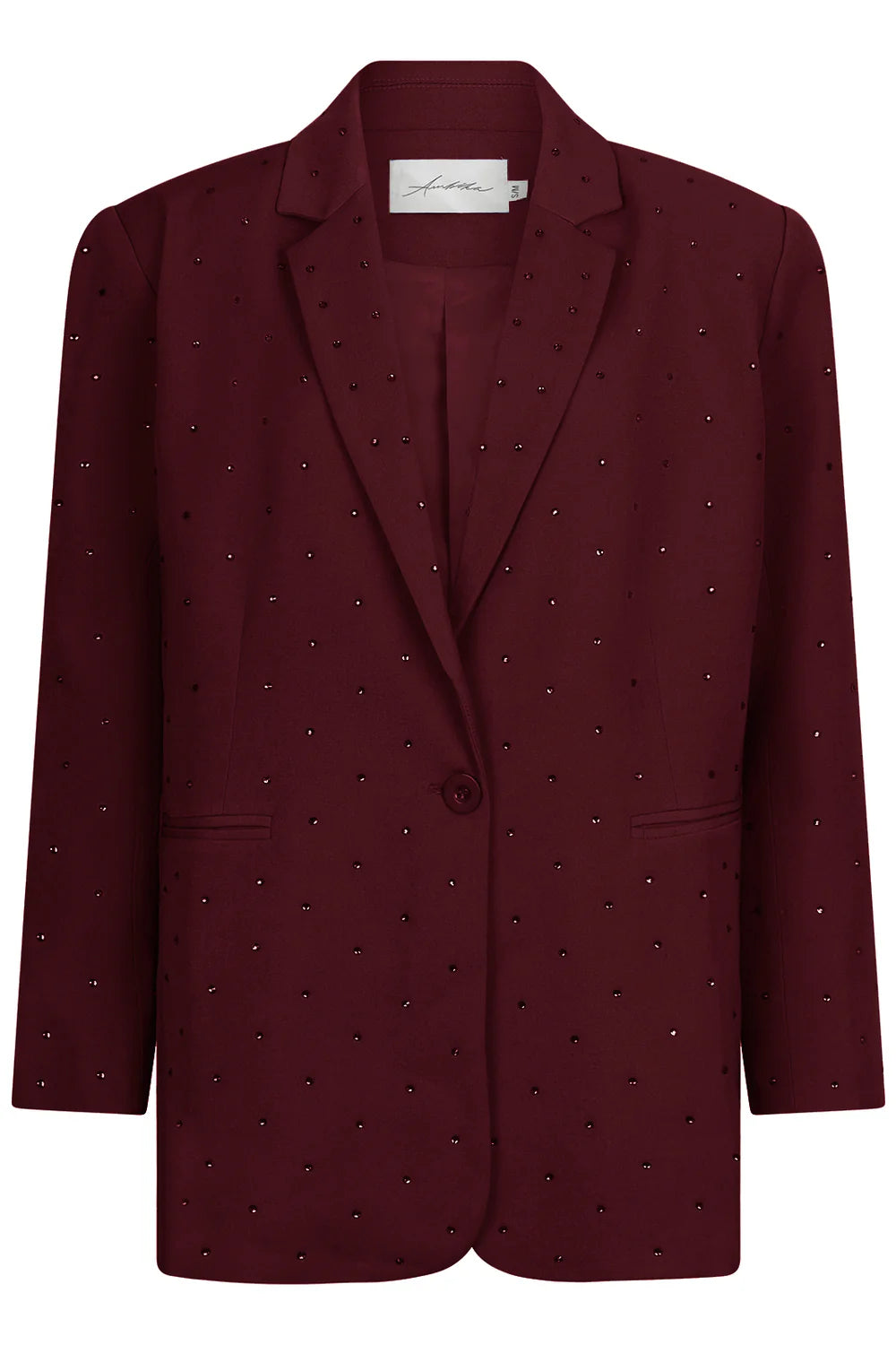 Ambika Loué Strass Blazer Bordeaux