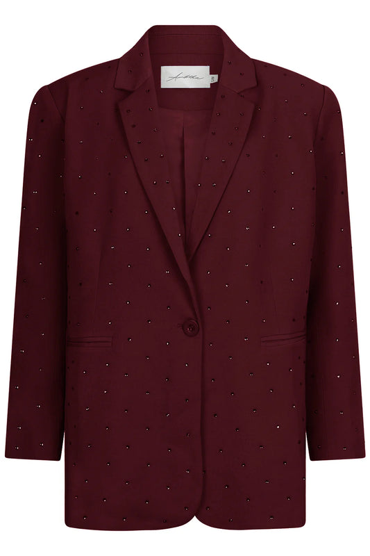 Ambika Loué Strass Blazer Bordeaux