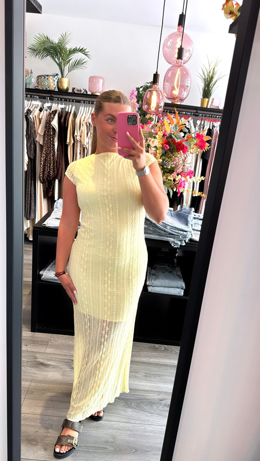 Dress Bisous Butter Yellow