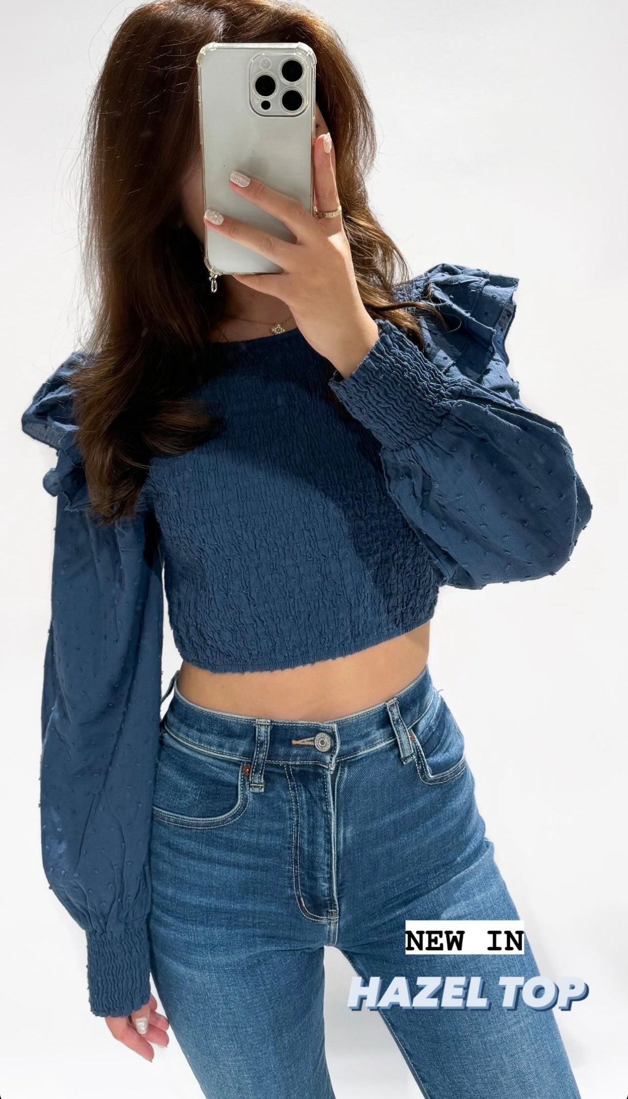 Hazel Top Navy