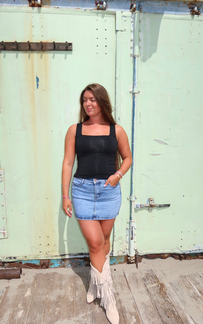 Denim Broekrokje