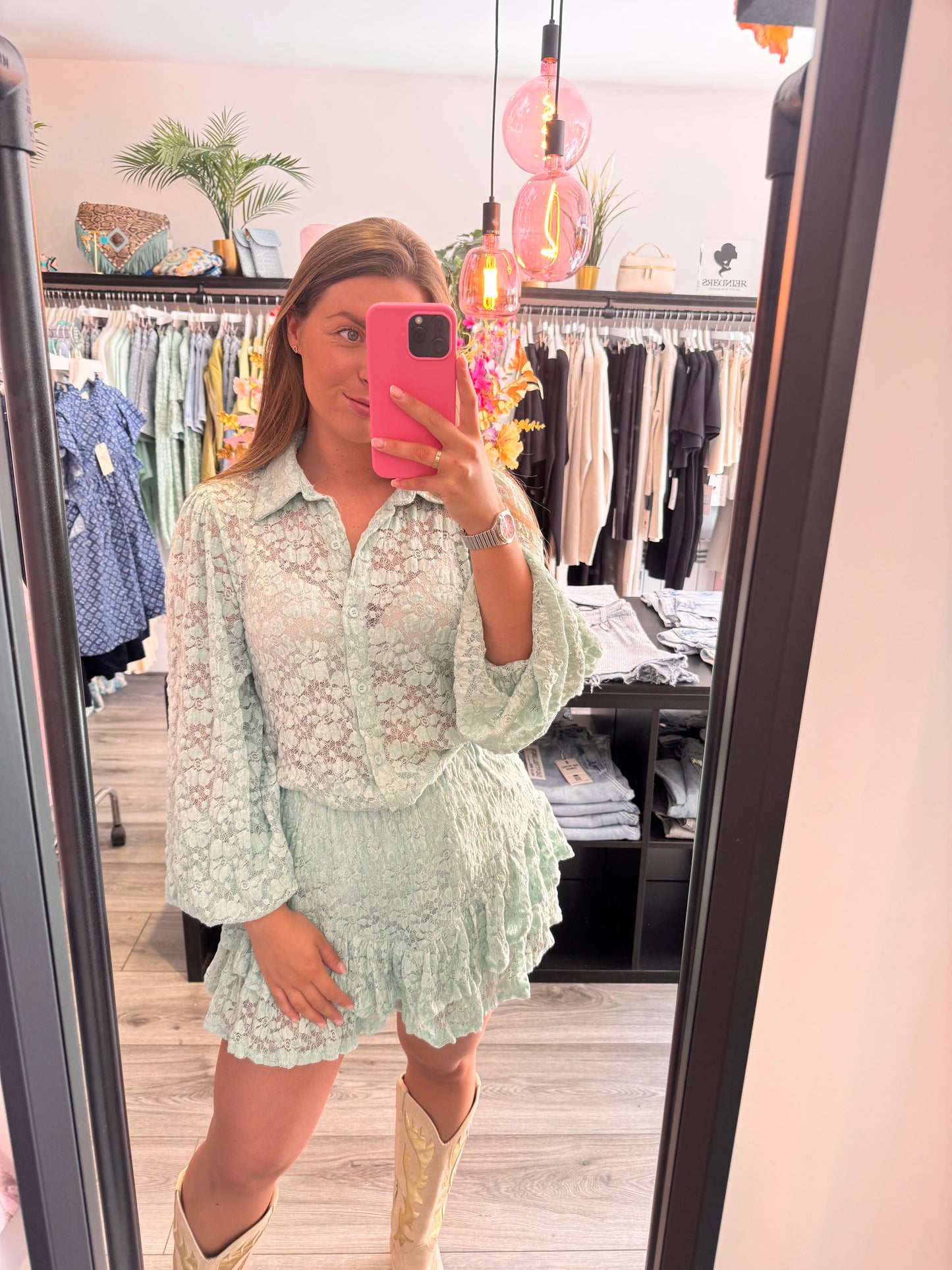 Lace Set Mint