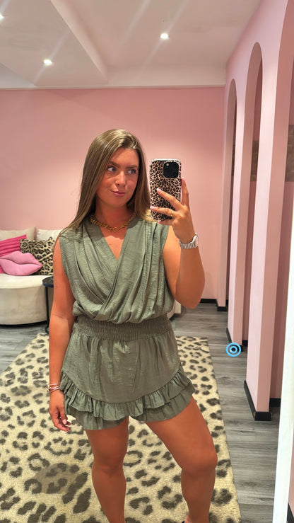 Loua Playsuit Army