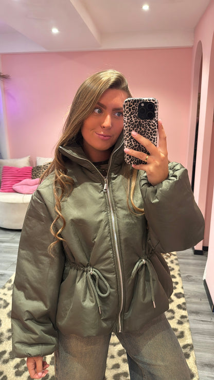 Bowie Puffer Army Groen
