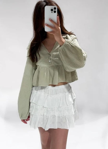 Kaia Skort Wit ByMila