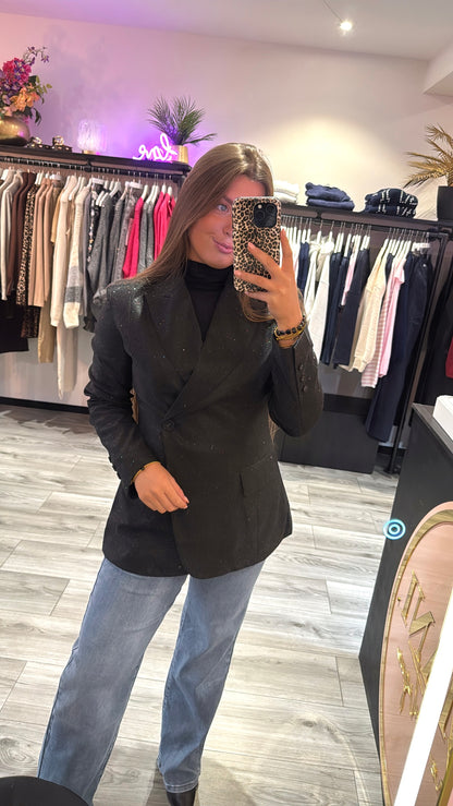 Blazer Paris Zwart Glitter
