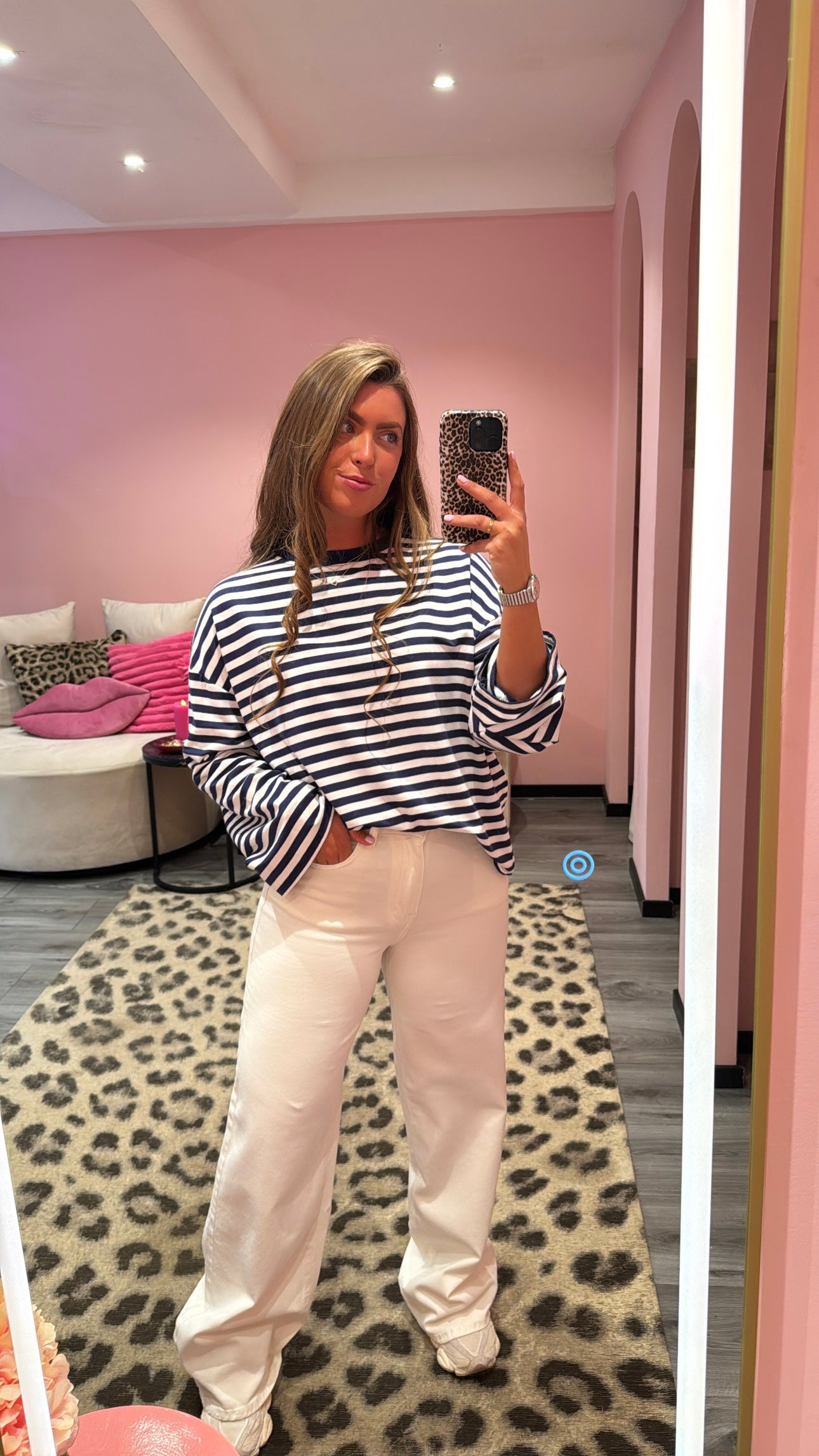 Wide Leg Jeans Wit 3362