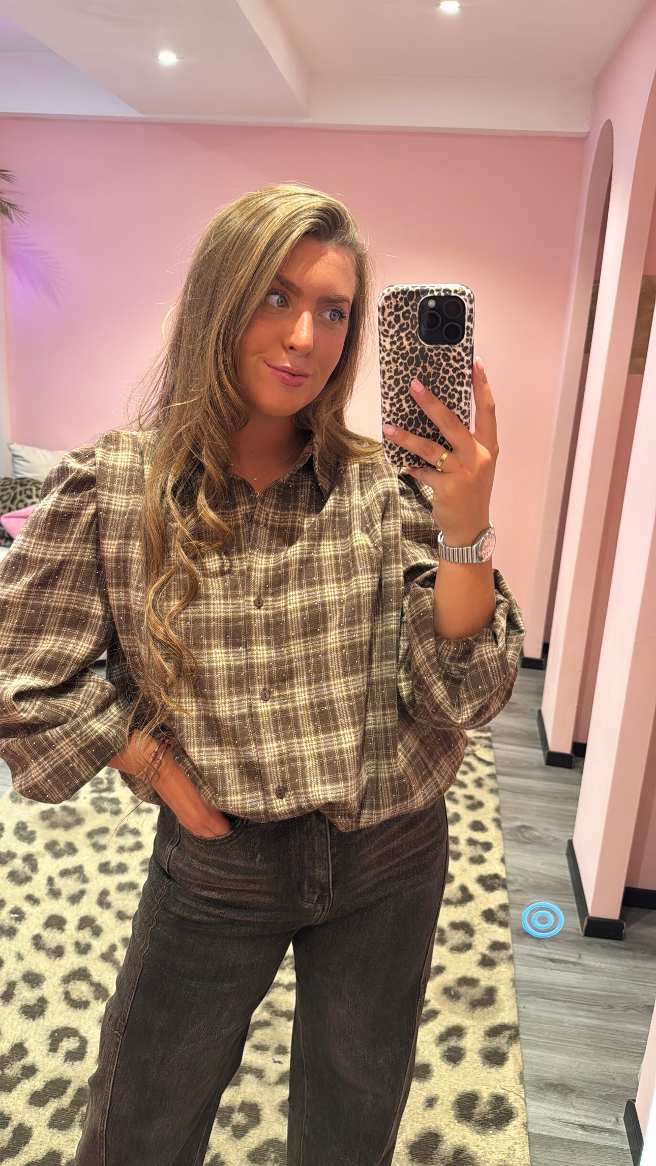 Blouse Fay Cropped Bruin