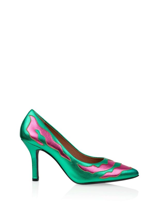 DWRS Mykonos Green/Pink Metallic