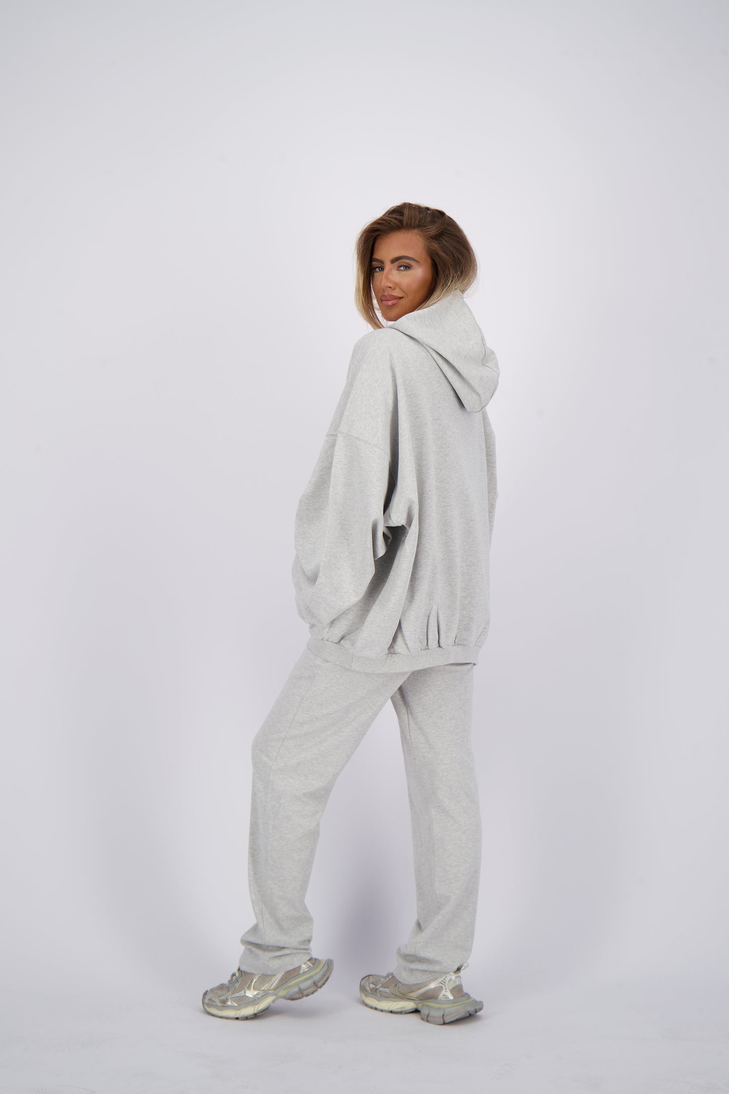 Smiley Hoodie - Reinders - Light Grey