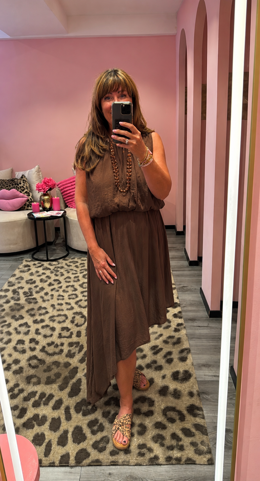 Sienna Jurk Bruin
