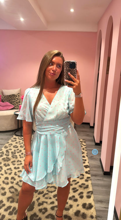 Turquoise Dots Jurkje