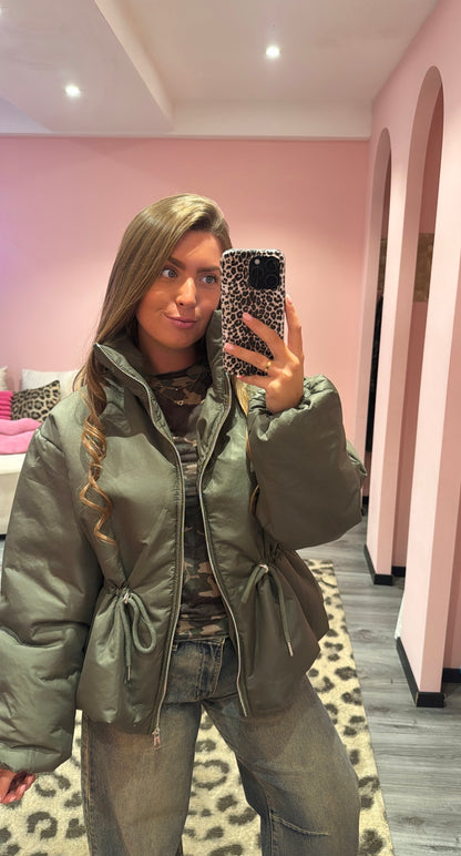 Bowie Puffer Army Groen