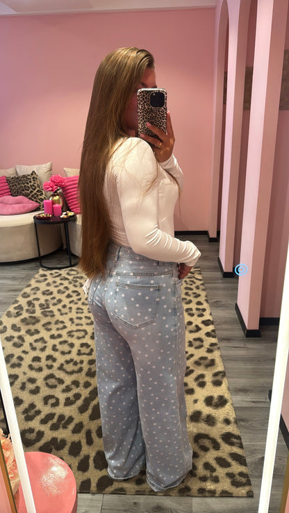 Queen Hearts Dots Jeans 208