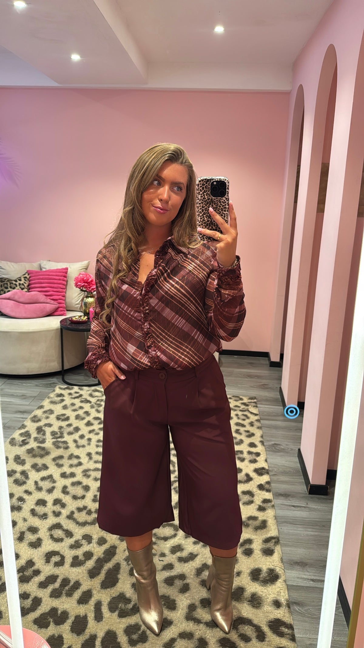 Blouse June Bordeaux